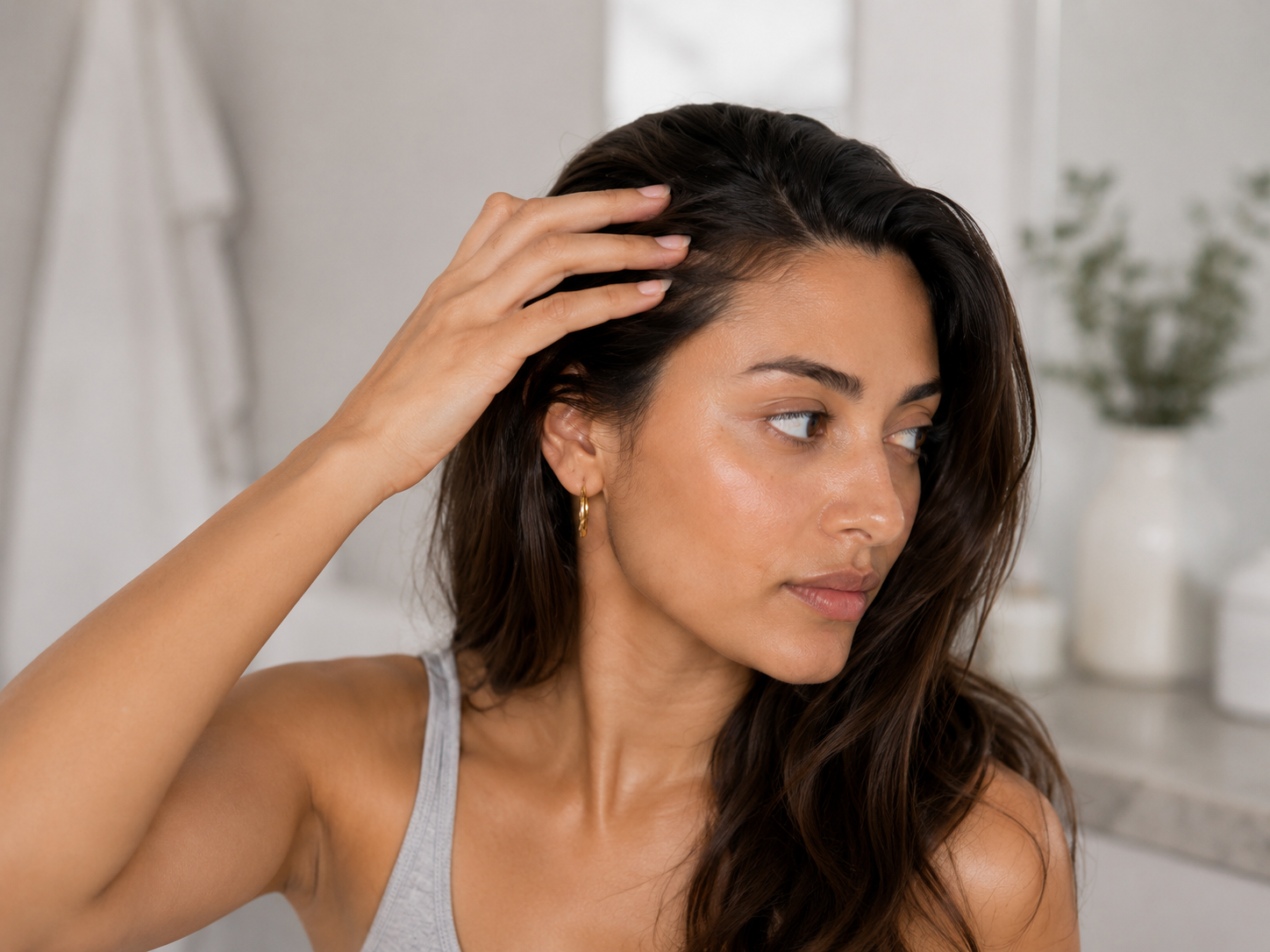 Weak hair and scalp vitality concern